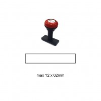 Hand Stamp MS1262R , 12x62mm